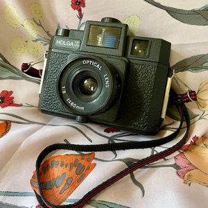 Holga 120 CFN 60mm glass lens multi-color flash medium format camera